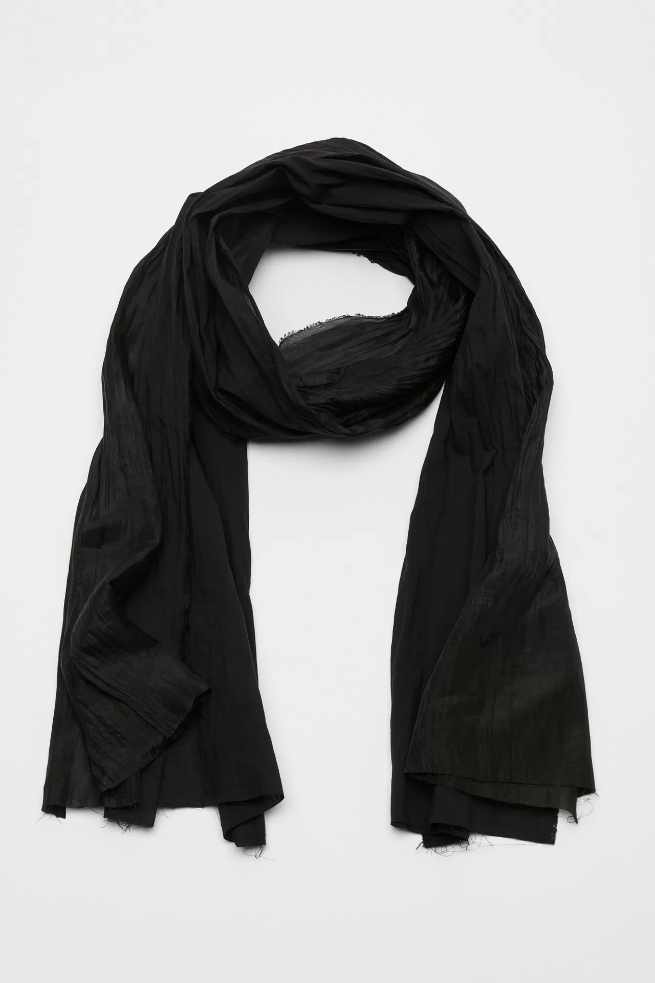 Discount Our Legacy Double Silk Scarf Black