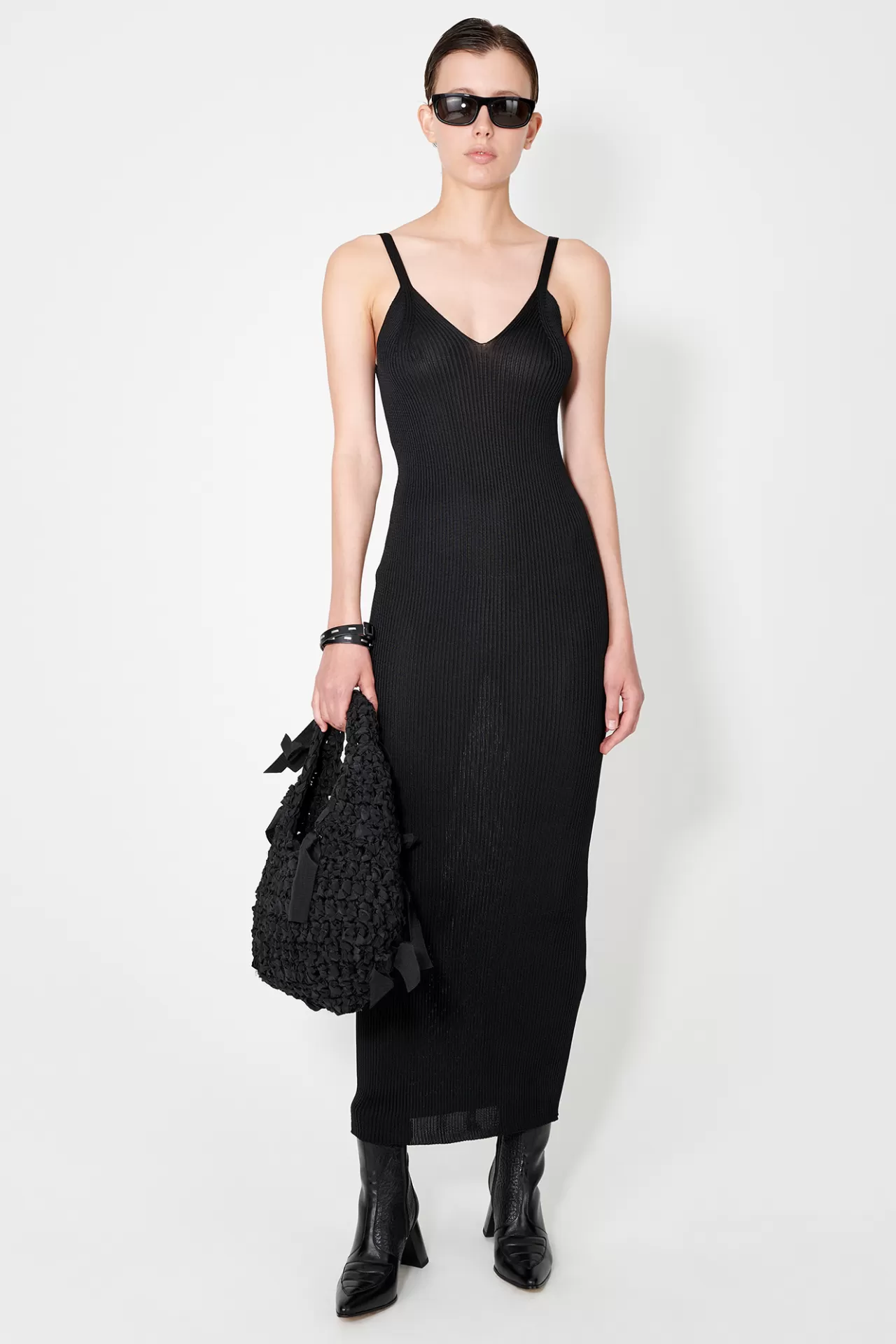 Store Our Legacy Knitted Singlet Dress Black