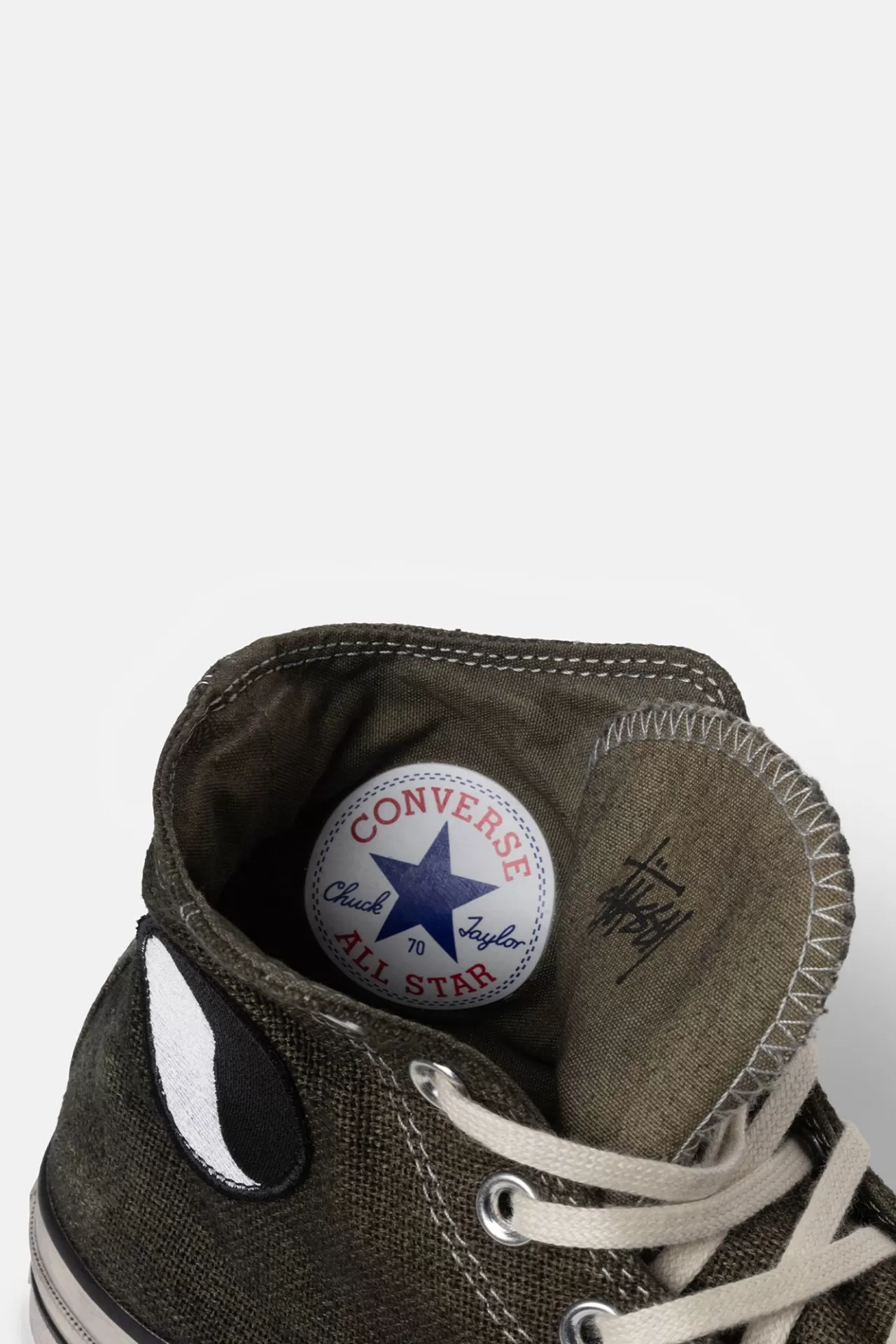 Cheap Our Legacy Ol Stussy Converse Chuck 70´S Hi Pigeon Grey