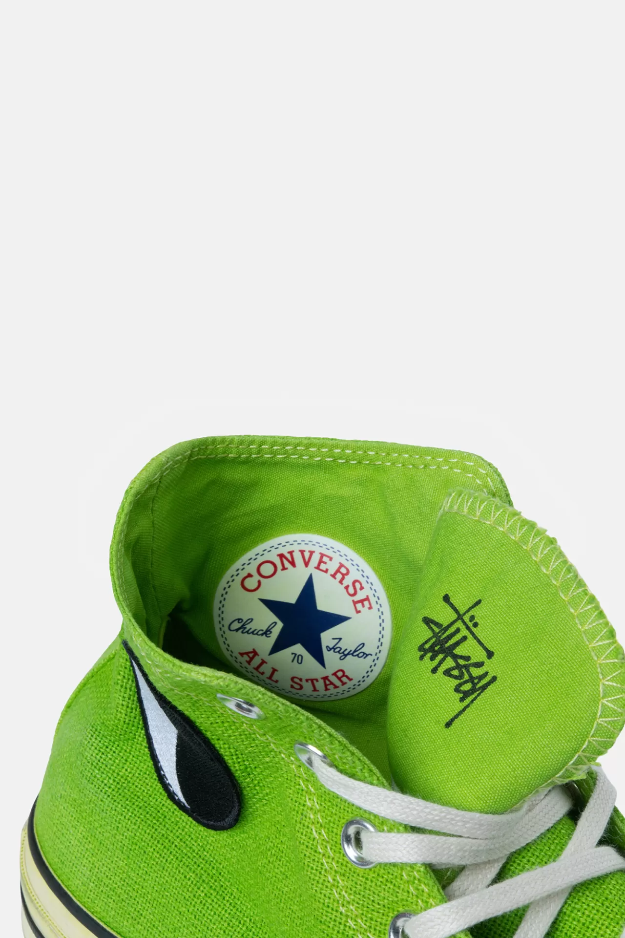 Shop Our Legacy Ol Stussy Converse Chuck 70´S Hi Lizard Green