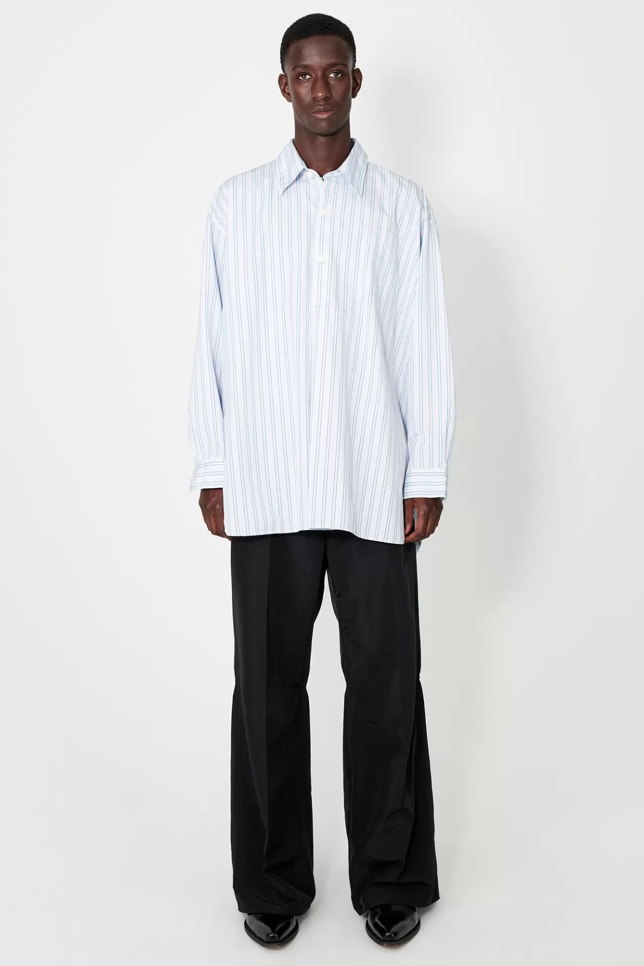 Best Sale Our Legacy Popover Shirt Light Blue